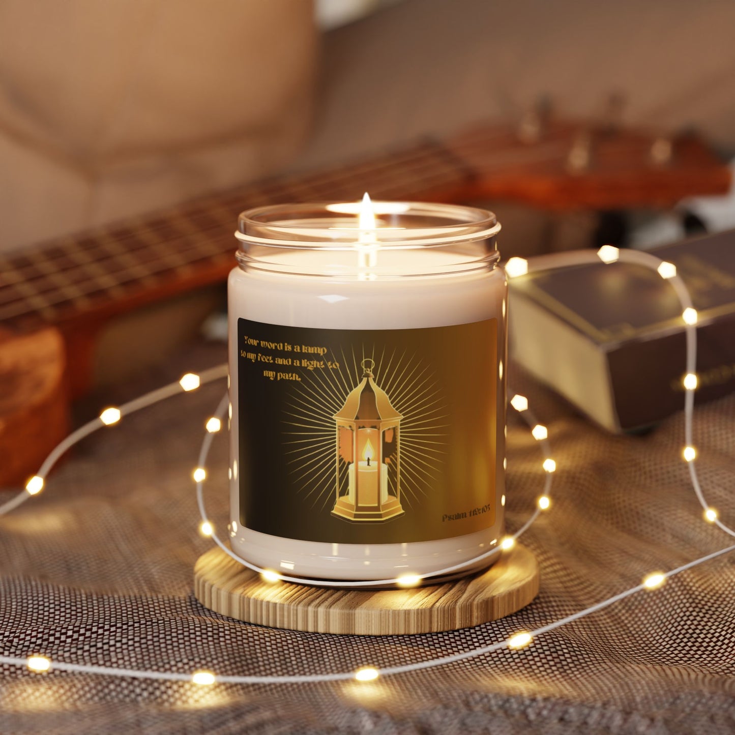 Psalm 119:105 Scented Soy Candle, 9oz