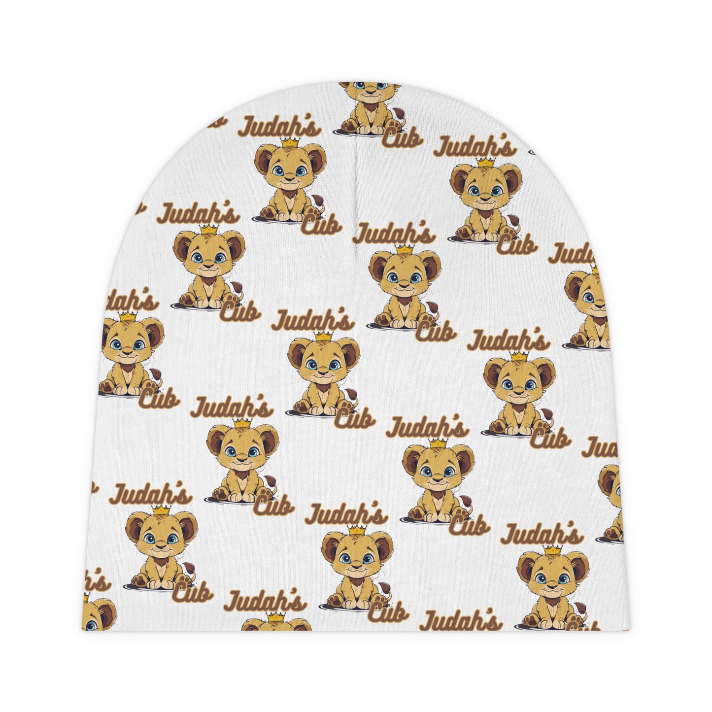 Judahs Cub Baby Beanie (AOP)