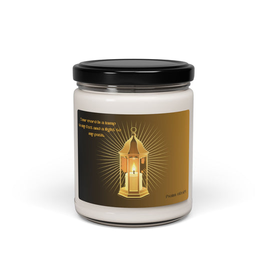 Psalm 119:105 Scented Soy Candle, 9oz