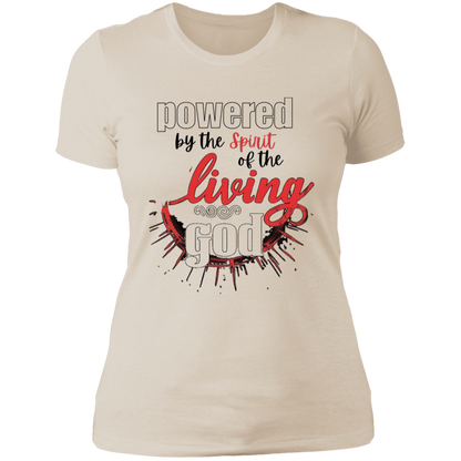 Powered by God Ladies' Boyfriend T-Shirt