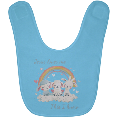 Jesus Loves Me Baby Bib