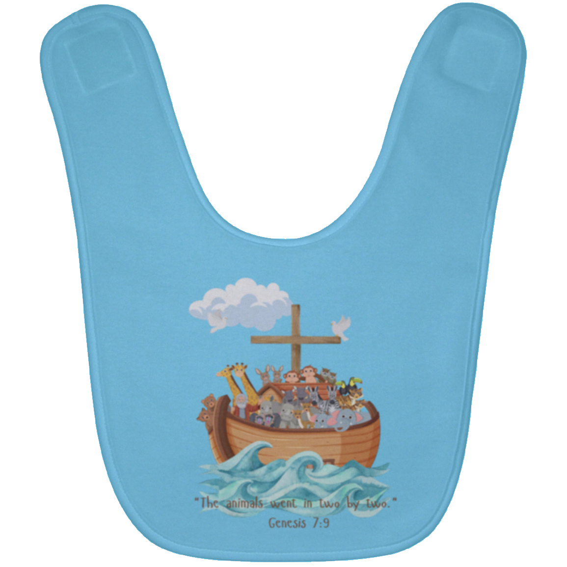 Genesis 7:9 Baby Bib
