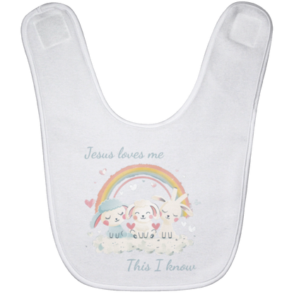 Jesus Loves Me Baby Bib