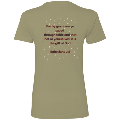 Saved by Grace Ladies' Boyfriend T-Shirt