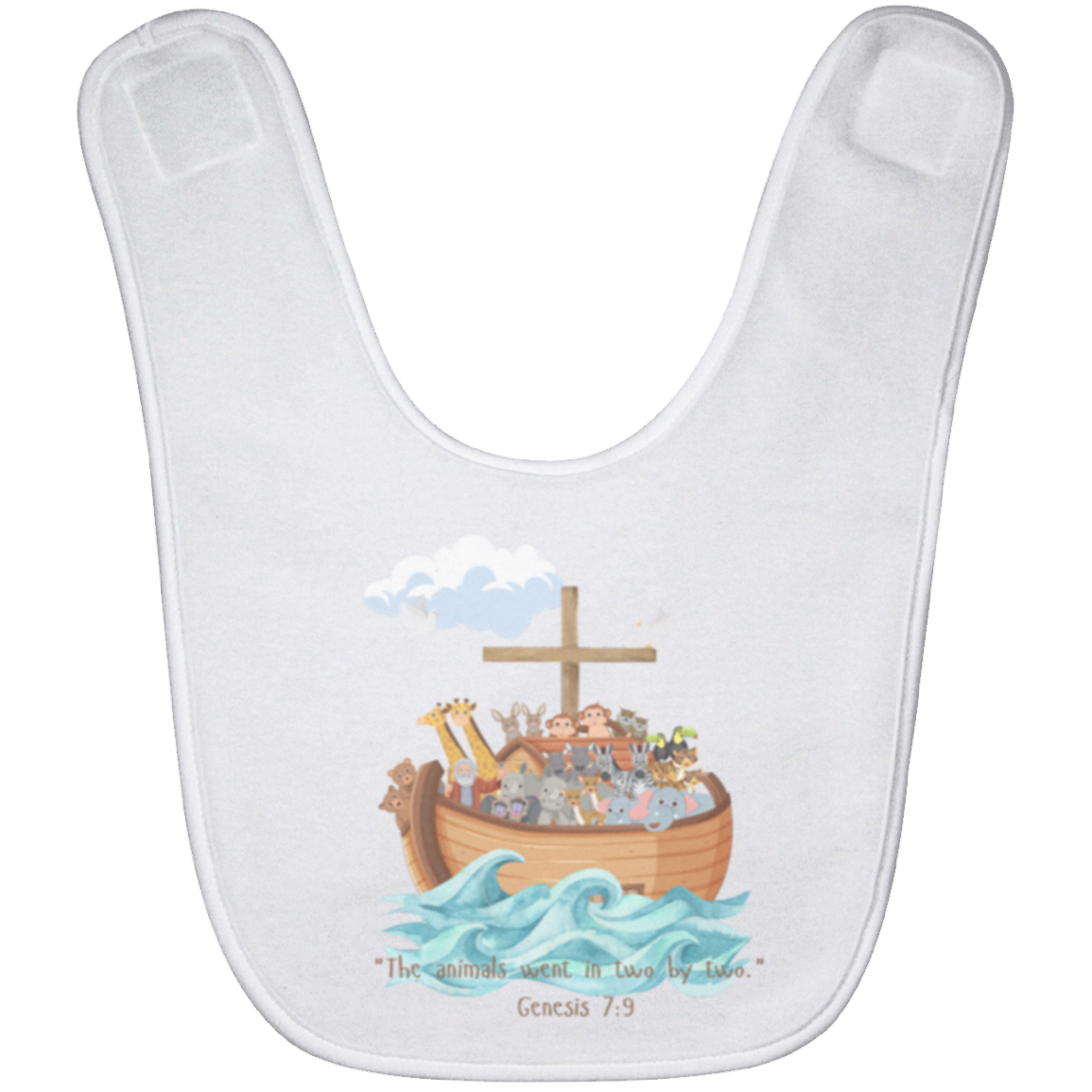 Genesis 7:9 Baby Bib