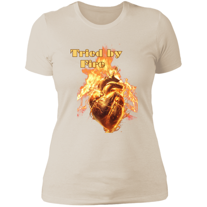 Tried by Fire Ladies' Boyfriend T-Shirt