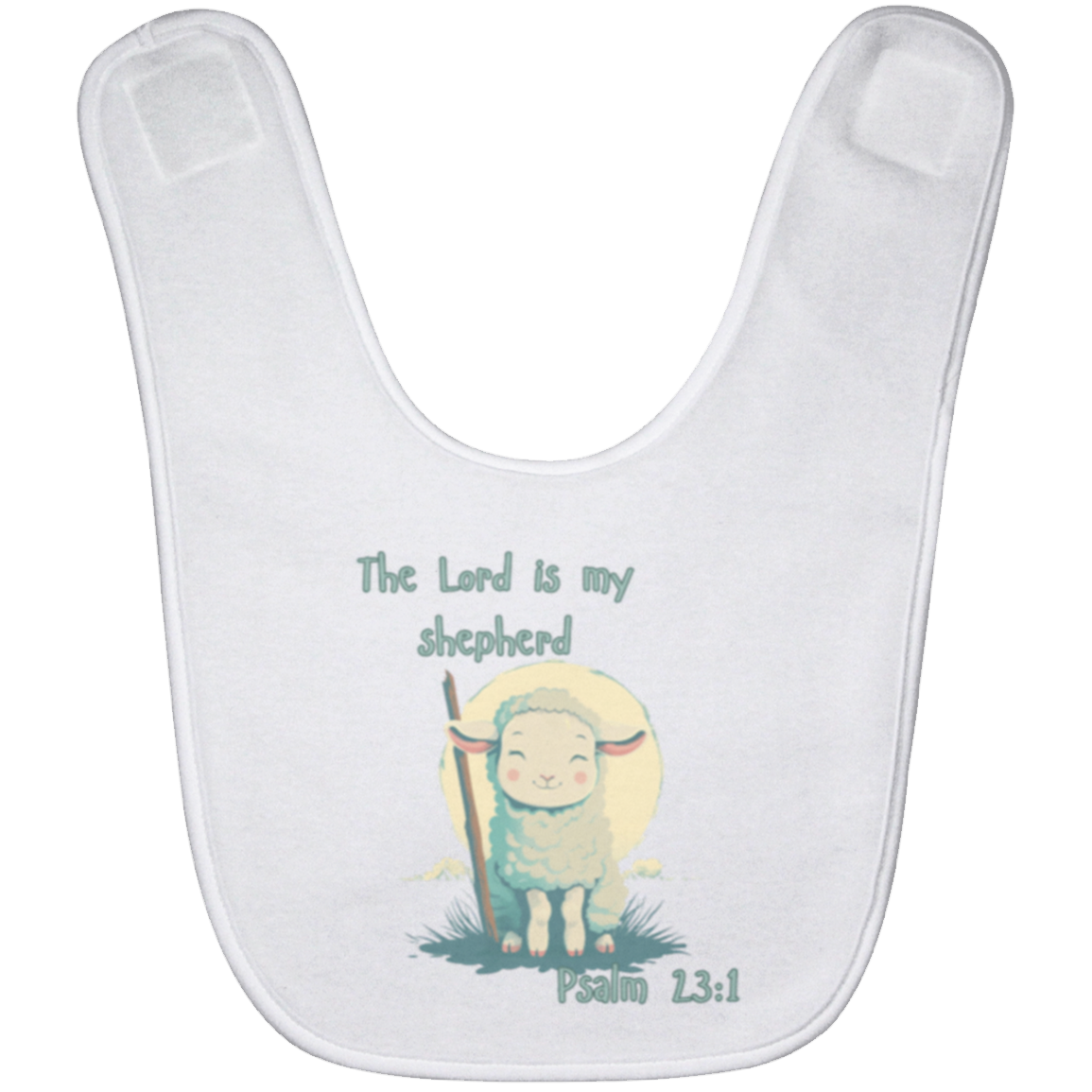 Psalm 23:1 Baby Bib