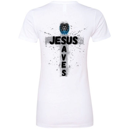 Jesus Saves Ladies' Boyfriend T-Shirt